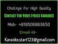 Aankhon Mein Kajal Hai Karaoke Video Lyrics High Quality