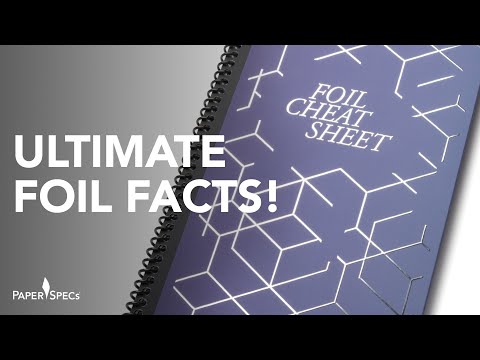 PaperSpecs.com | Paper Inspiration #370:  Foil Cheat Sheet