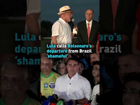 Lula calls Bolsonaro’s departure from Brazil shameful