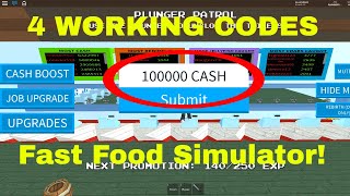 Roblox Fast Food Simulator Codes 2019 Th Clip - 