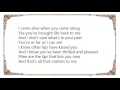 Glen Campbell - That's All That Matters Lyrics