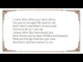 Glen Campbell - That's All That Matters Lyrics