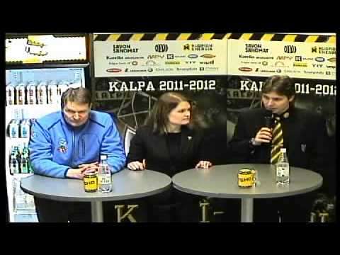 KalPa-Jokerit ottelun lehdistötilaisuus 28.1.2012