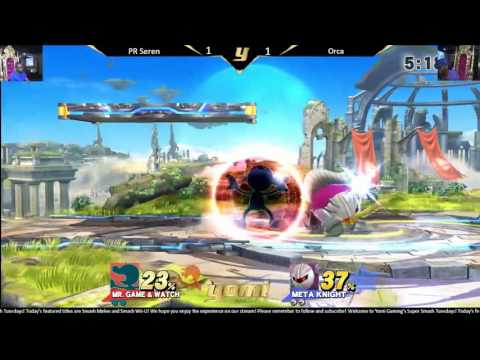 (5/10/16) Winner's Bracket, R2: PR Seren vs. Orca - Smash Wii-U, Singles