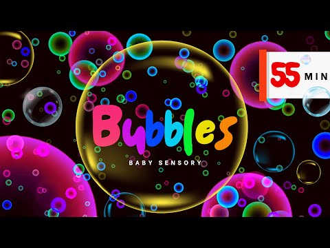 Bubbles Party Sensory Video with Chill Out 🎈✨ - Babies Eye Stimulation - Autism ADHD Sensory Therapy