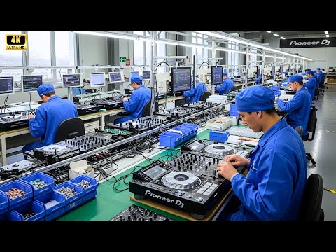 Inside the Pioneer DJ console factory: the production process of the Pioneer XDJ-XZ DJ console.