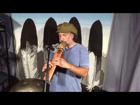 Singingtrees Native American style triple drone flute, b flat 432