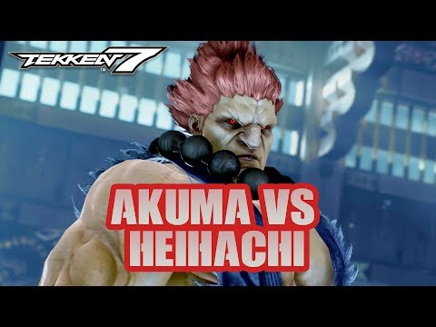 Tekken 7 Akuma Vs Heihachi Epic Showdown!!!