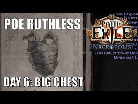 [PoE 3.24] Day 6 of Ruthless BAMA Guardian - BIG Chest Craft