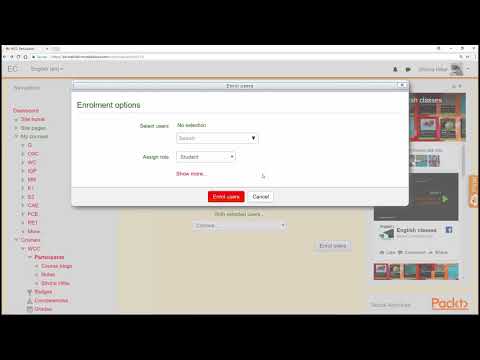Moodle Recipes The Course Overview | packtpub com