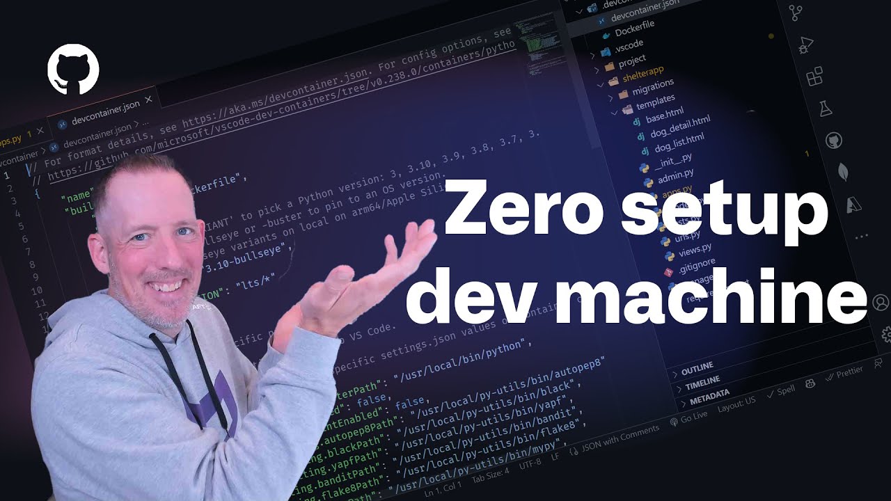 Streamlining setup with GitHub Codespaces