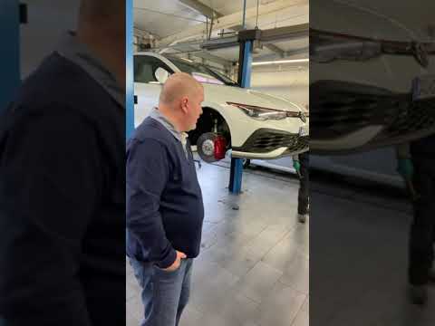 VW Golf 8 GTi Clubsport Fahrwerkstieferlegung Tieferlegung H&R Sportfedern 28639-8 VA & HA 35mm