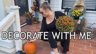 Fall *Halloween* Front Porch | Decorate With Me