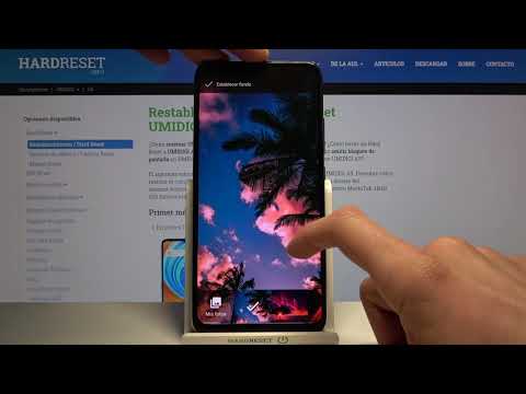 How to set wallpaper on UMIDIGI A9 - home screen, lock screen