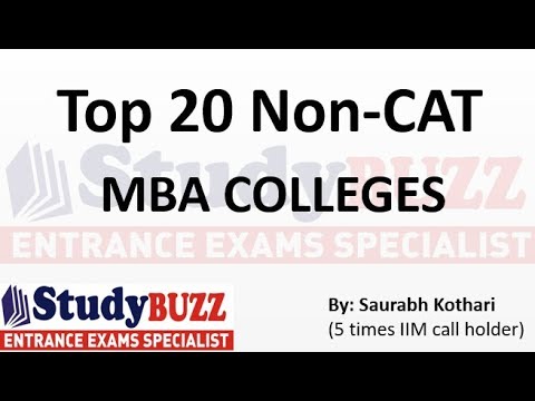Top 20 Non CAT colleges you should definitely target! Top 20 Non CAT colleges you should definitely target!