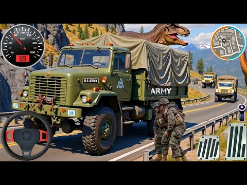 Army Truck Driving Cargo Games - US Offroad Army Truck Driving 3D 2025 - Android Gameplay