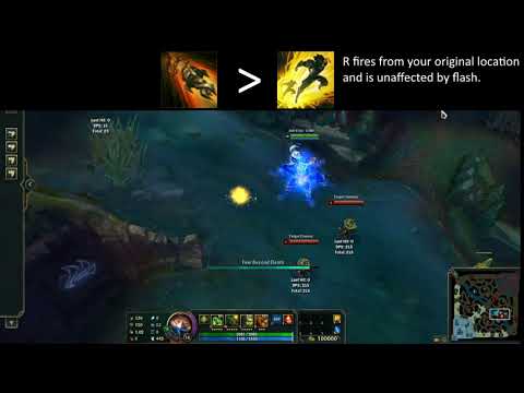 Urgot R Cast Flash Interaction