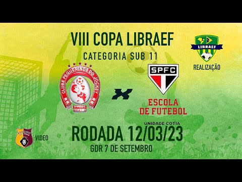 PEQUENINOS DO JOCKEY X SÃO PAULO FC COTIA - SUB 11