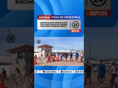 Continúa la migración venezolana por la frontera de Brasil en este 2026 | #pacaraima #venezuela