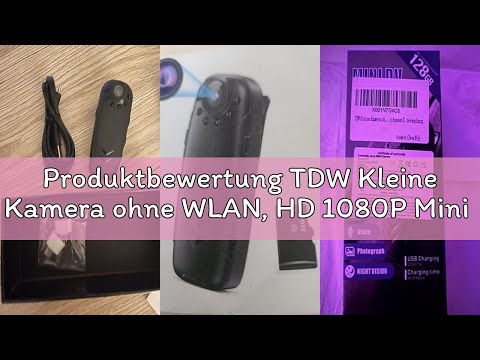 Produktbewertung TDW Kleine Kamera ohne WLAN, HD 1080P Mini Überwachungskamera mit 32G Speicherkarte