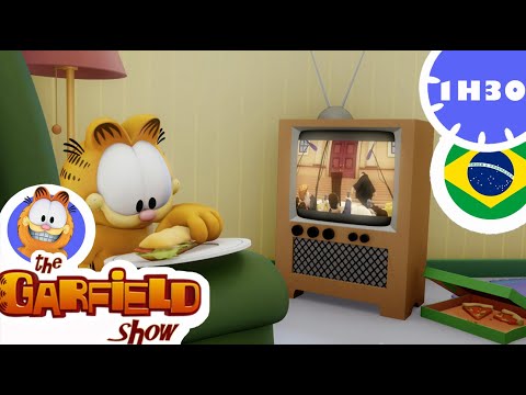Garfield assiste TV - Nova Seleção