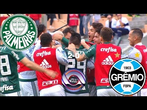 Gols - Palmeiras 2 x 0 GRÊMIO - Brasileirão 2018