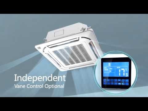 Midea residendial air conditioner super slim round flow cass...