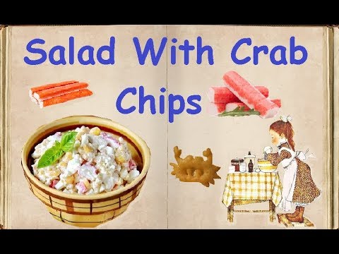 Salad With Crab Chips / Book of recipes / Bon Appetit