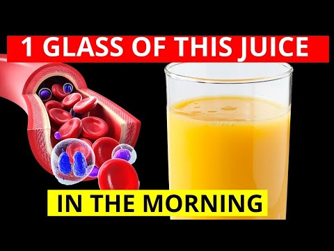 1 Glass Of This Juice In The Morning   Reverse Clogged Arteries & Lower High Blood Pressure