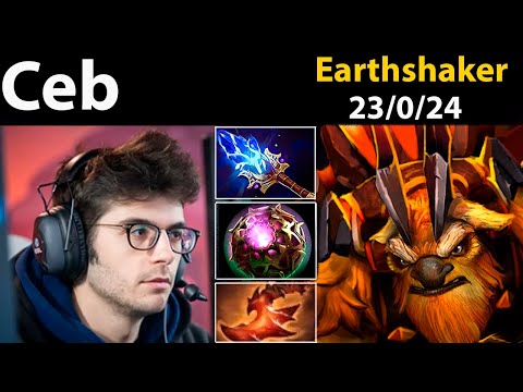 Ceb offlane Earthshaker - 23/0/24 vs Crystallize and ATF Ammar. Earthshaker offlane #dota2 #ceb