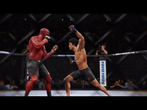 Daredevil vs. Bruce Lee (EA Sports UFC 2) - Crazy UFC 👊🤪
