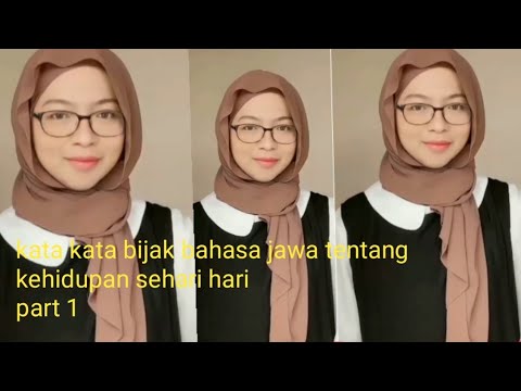 kata kata bijak bahasa jawa tentang kehidupan sehari hari part 1 #nafiz