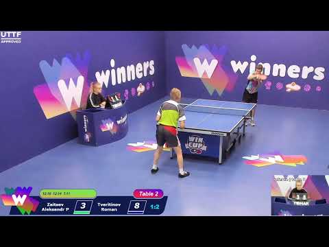 WINners CUP table 2  19.10 Zaitsev Aleksandr P - Tveritinov Roman  11:15
