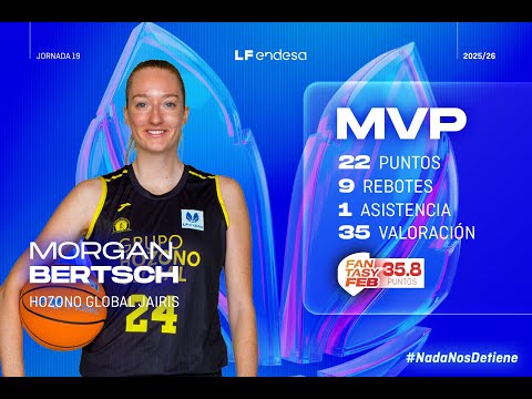 Morgan Bertsch, MVP de la jornada 19 de la LF Endesa