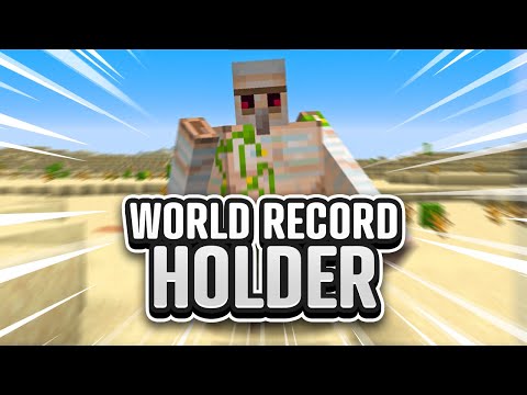 This Iron Golem is a better Minecraft Speedrunner than you