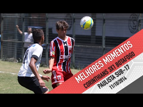 MELHORES MOMENTOS - Corinthians 3x1 Botafogo - Paulista Sub-17 - 11/10/14