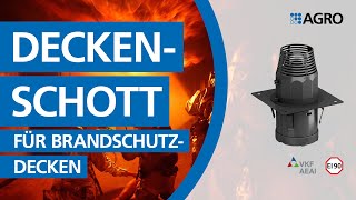 Deckenschott System DS 90 / 74 mm und DS 90 / 120 mm