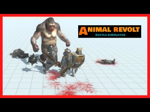 GORO vs apes units animal revolt battle simulator ARBS