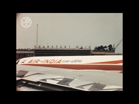 1961 - Flughafen Frankfurt - Weiterflug nach London - Frankfurt Airport - 1960s - 8mm - Pan Am