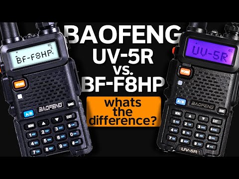 What Is The Difference Between A Baofeng UV5R And A Baofeng BF-F8HP - Is An 8 Watt Baofeng Better?