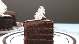 파리바게트 에뚜아르 쇼콜라 케이크 따라잡기 (초콜릿 케이크 만들기) chocolate cake チョコレートケーキ Glaze cake