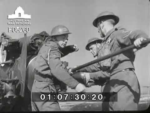 Loading and Laying the naval six inch gun