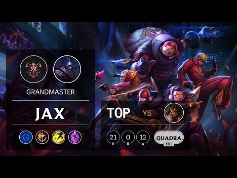 Jax Top vs Jarvan IV - EUW Grandmaster Patch 9.9