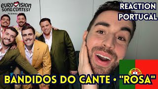 BANDIDOS DO CANTE – “Rosa” 🇵🇹 REACTION 🌹 PORTUGAL at EUROVISION 2026 | Festival da Cançao 2026
