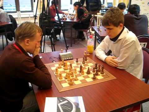 Ruslan Ponomarev --Magnus Carlsen  WCh blitz 2009 chess