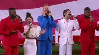 Pentatonix performs the Star Spangled Banner at the 2023 CFB National Championship 🇺🇸