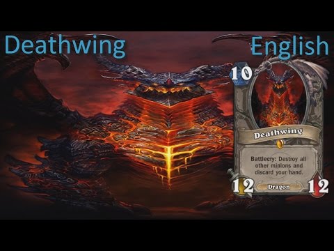 Deathwing card sounds in 12 Languages - Hearthstone✔