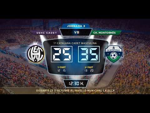 Handbol Cadet: UEH Calella vs CH MONTORNÈS