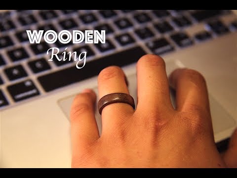 How To Make a Simple Wooden Ring! | Walnut.