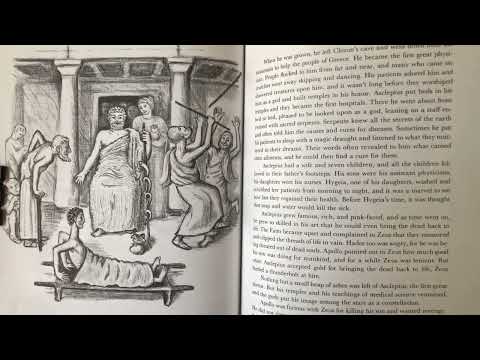 The Myth of the Centaurs and Chiron from D’Aulaires’ Book of Greek Myths